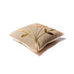 Beige Golden Leaf Pillow