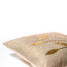 Beige Golden Leaf Pillow
