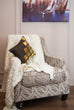 Dark Brown Box of Gold Pillow