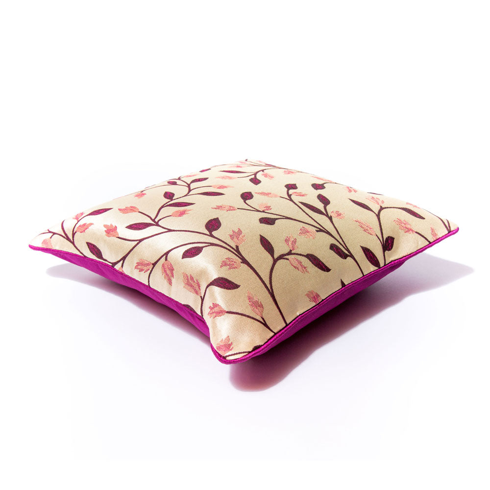 Purple Autumn Vines Pillow