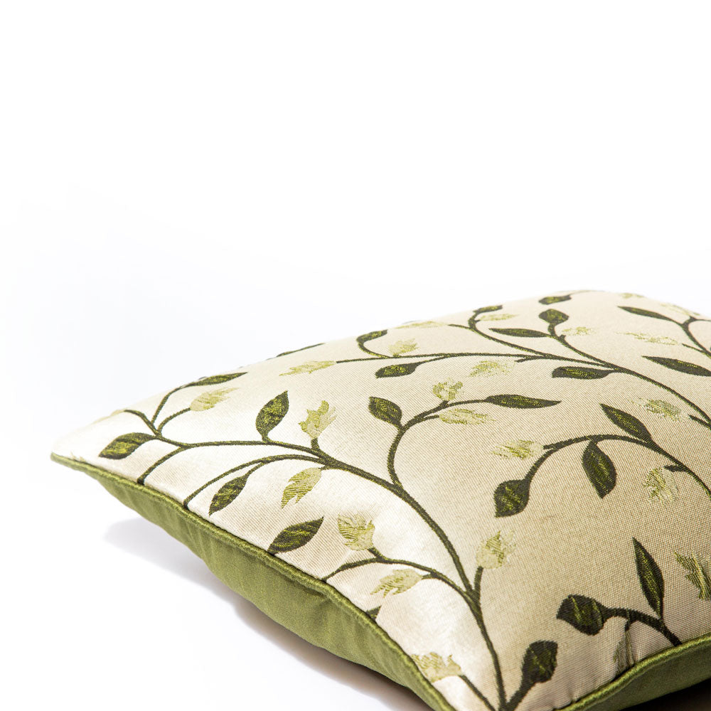 Green Autumn Vines Pillow