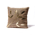 Rustic Brown Golden Leaf Pillow